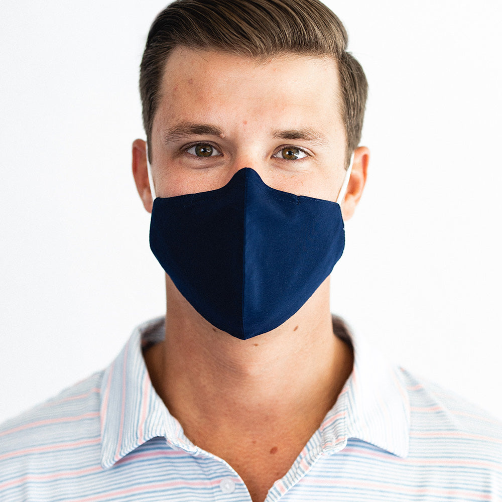 Face Mask - NAVY - 5 Pack